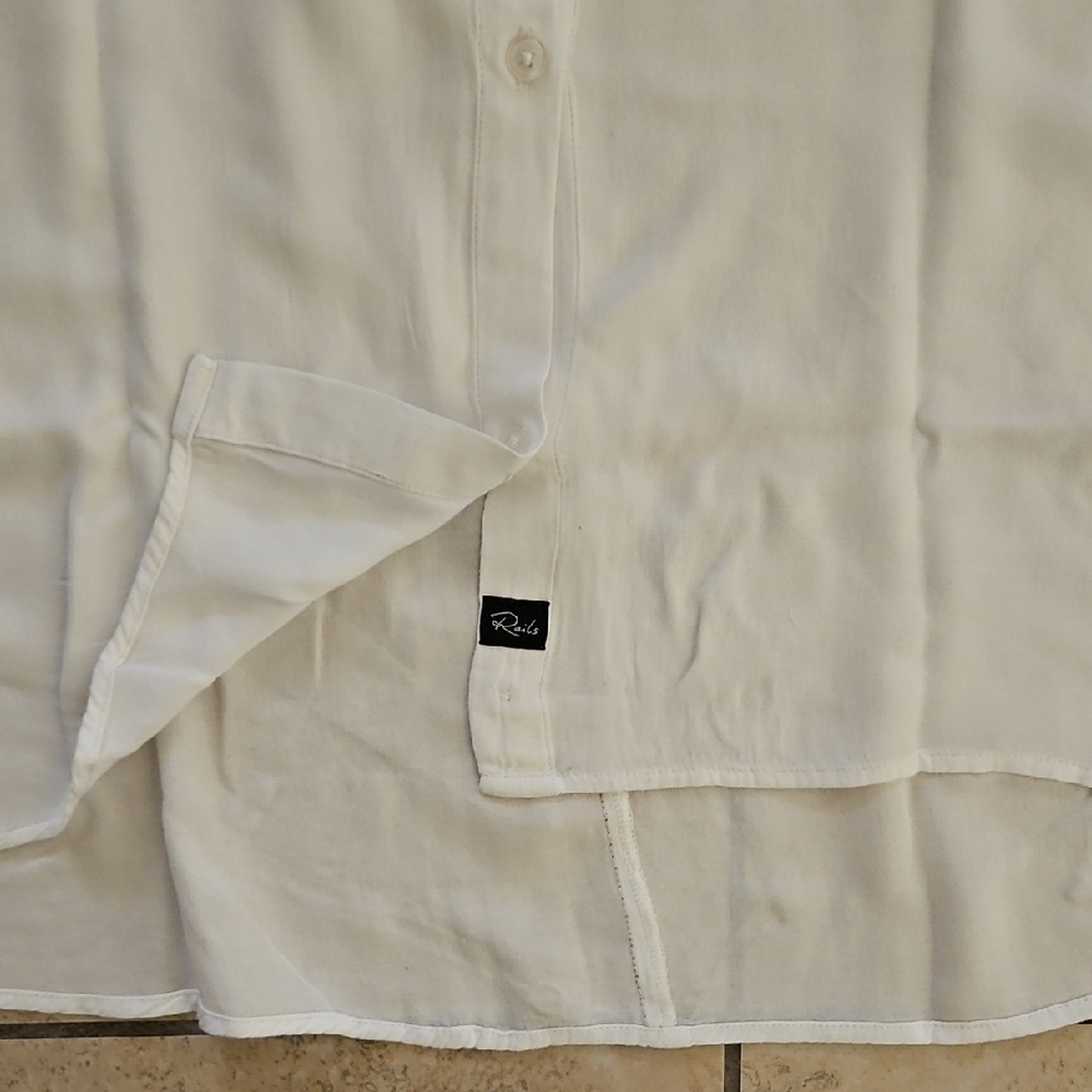 Rails White Button Down Shirt - image 4